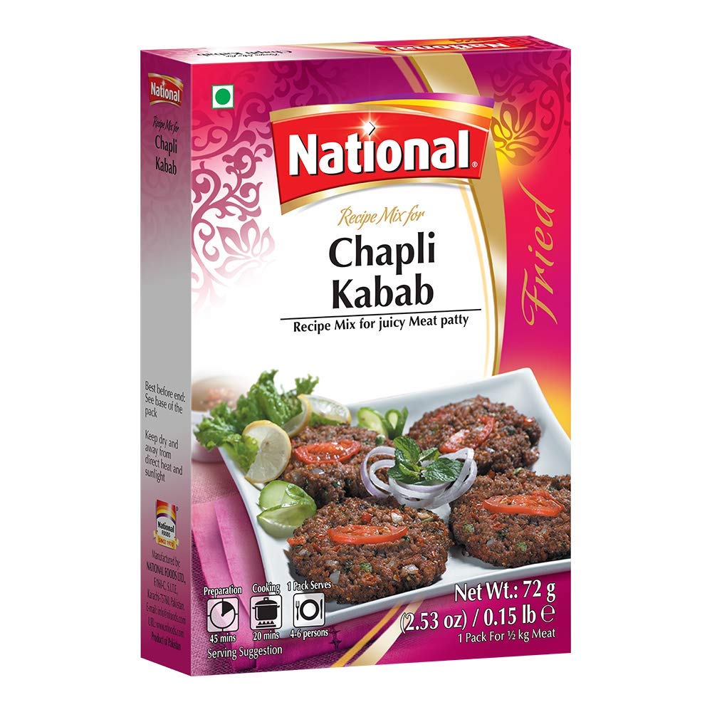 National Chapli Kabab Masala Mix 75g Double Pack