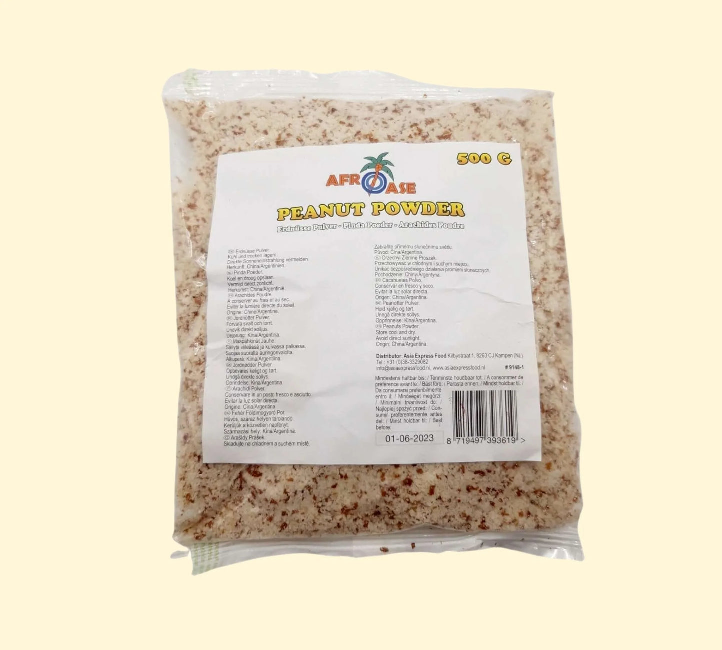 Afroase Peanut Powder 500g – ground roasted peanut flour for African recipes