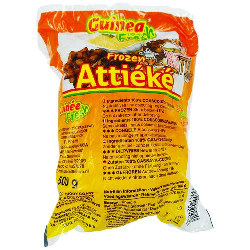 Attieke Guinea Fresh 1kg – cassava couscous in sealed package