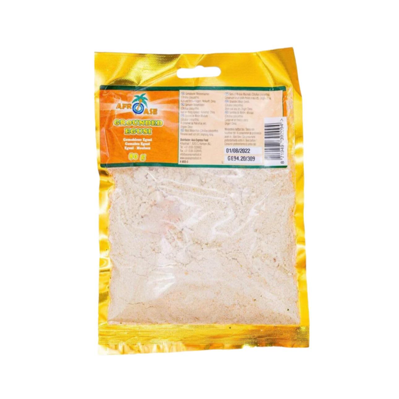 Egusi Ground 80g – ground melon seed powder for egusi soup and stews