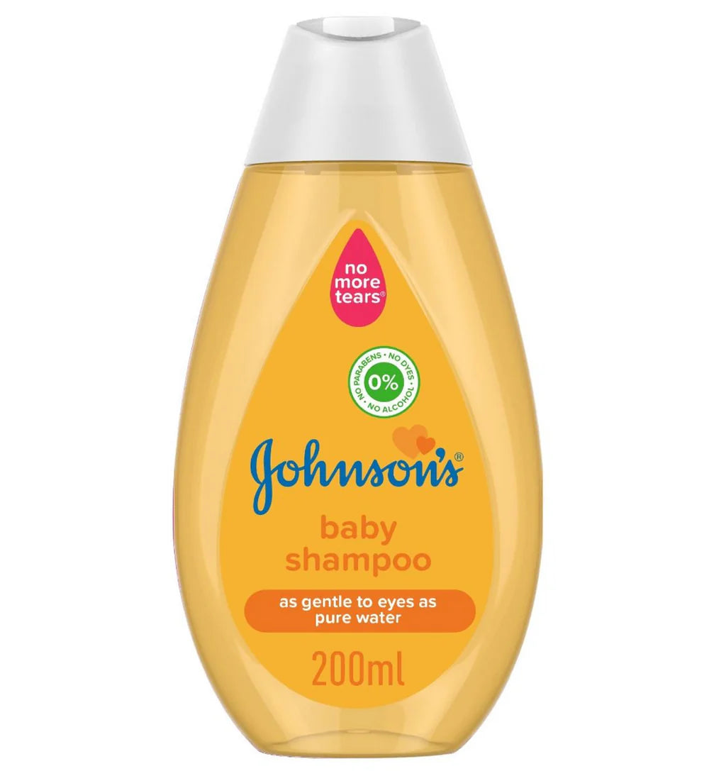 Johnson's Baby Shampoo 200ml – Gentle & Tear-Free Hair Care for Babies