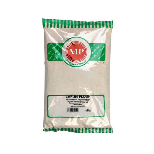 Lafun Flour 8 x 0.91 kg – fermented cassava flour packs for Nigerian swallow meals