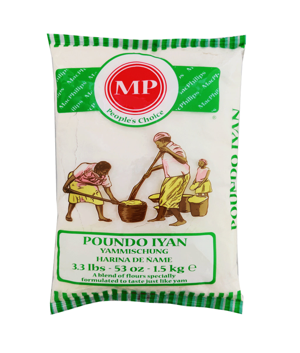 MP Poundo Iyan 1.5 kg – instant yam flour for Nigerian pounded yam dishes