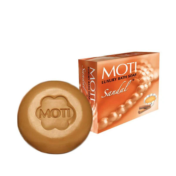 Moti Sandal Soap – Luxurious Sandalwood Bath Soap, 150g