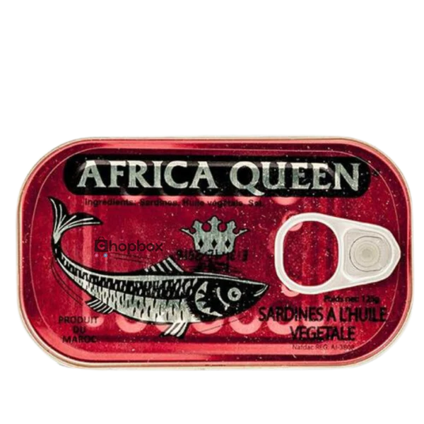Africa queen sardines veg. oil 125g