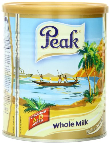 Peak Instant Full-Cream Dry Whole Milk Powder 400g pack – front view of sealed packaging with product label