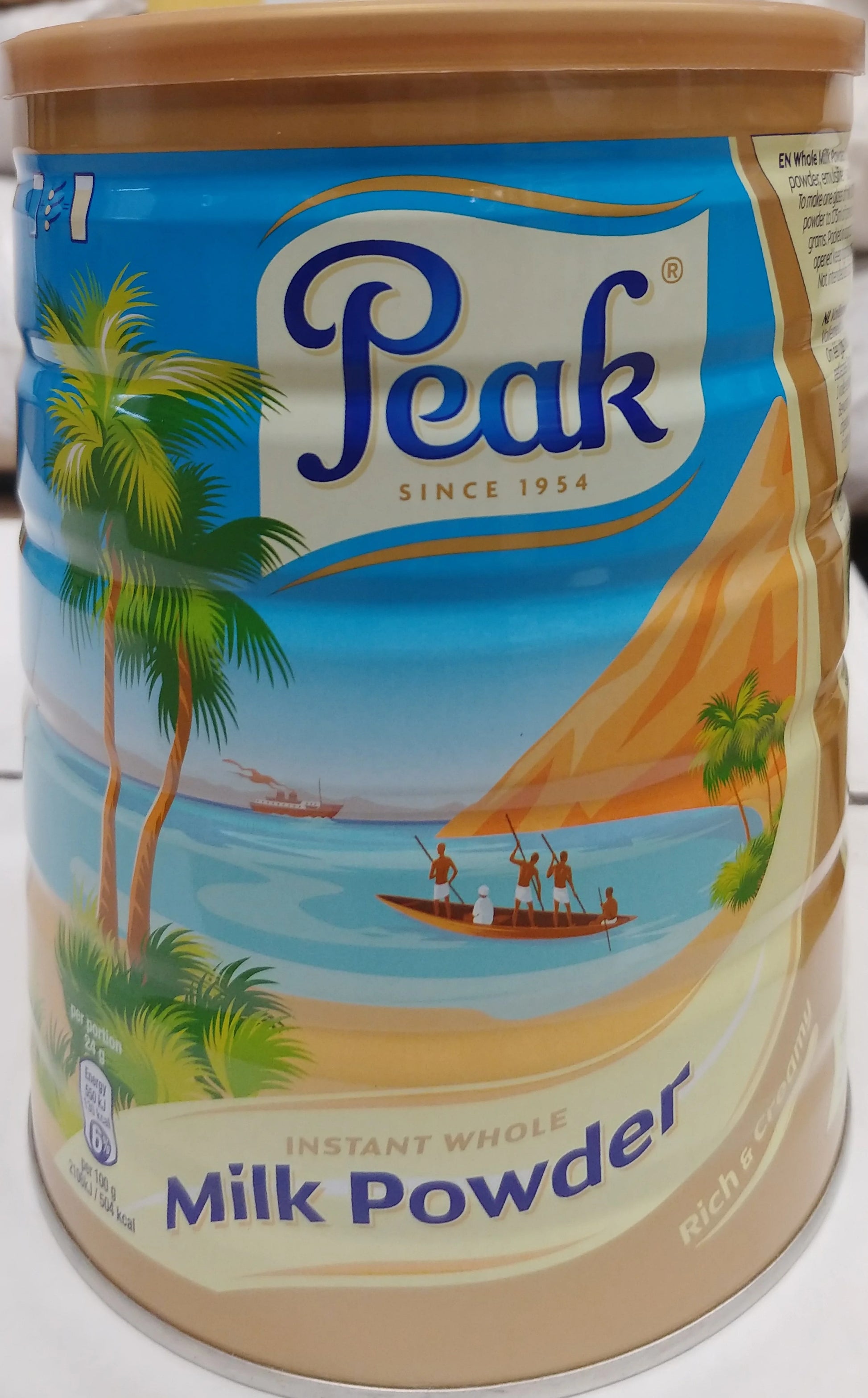 Peak Milk Powder 900g – full cream powdered milk in sealed tin