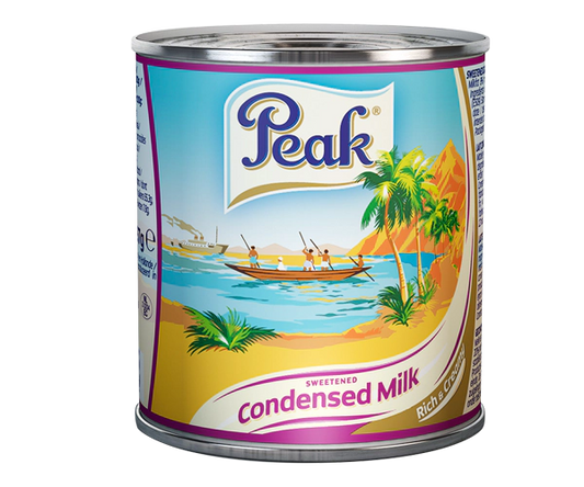 Peak condensed milk 397g – sweet full cream milk in sealed tin for recipes
