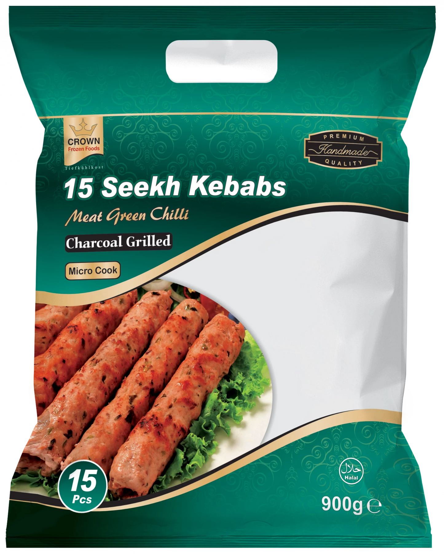 Raw seekh kebab meat – seasoned ground meat mix for grilling or pan-frying