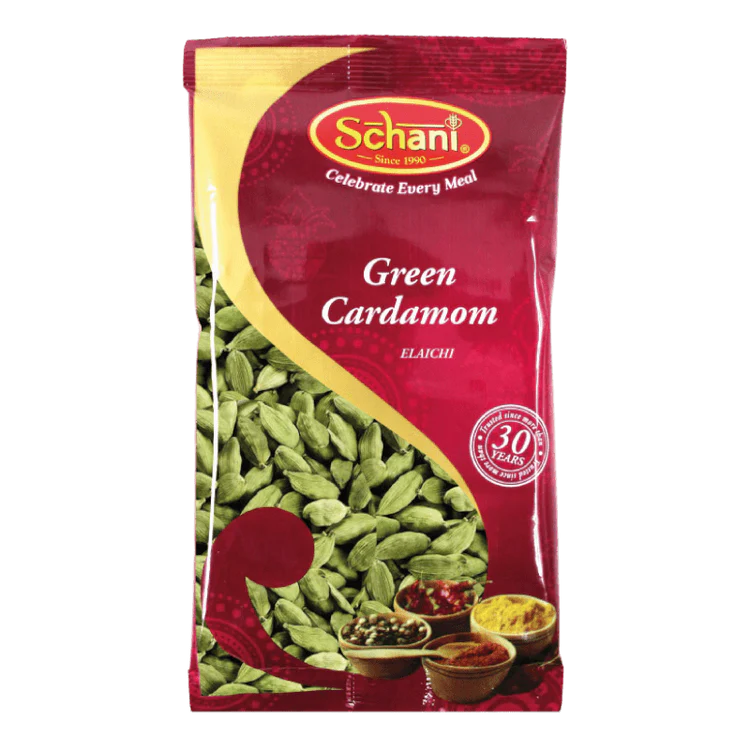 Schani Grüner Kardamom (Elaichi) 750g – Whole Green Cardamom Pods for Cooking & Tea