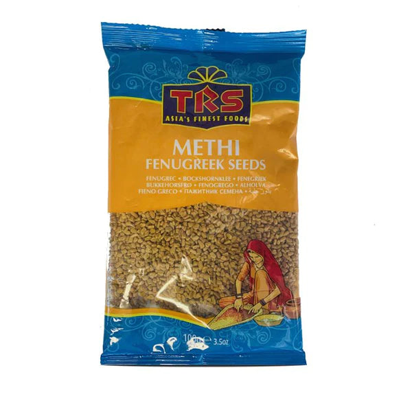 TRS Methi Seeds 100g – Whole fenugreek seeds for Indian cooking and herbal remedies