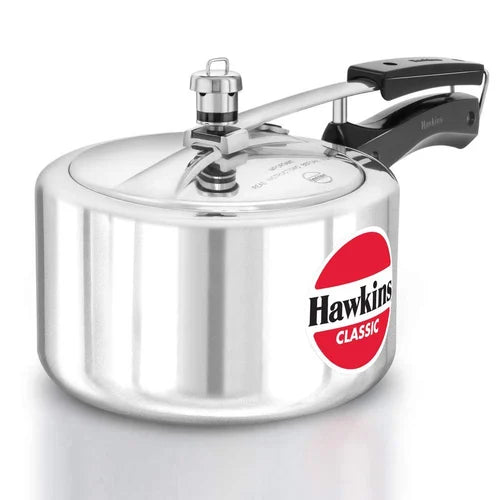 3L Hawkins Classic Wide Pressure Cooker, For Home, Size: 152 mm (base Flat Diameter)