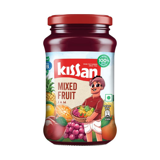 Kissan Mix Fruit Jam, 500g Jar