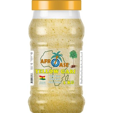 AFROASE  Yellow Gari Jar 1KG