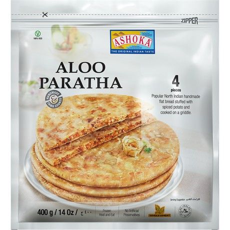 ASHOKA Aloo Paratha (4 pieces) 400 GR (Only Berlin Delivery)