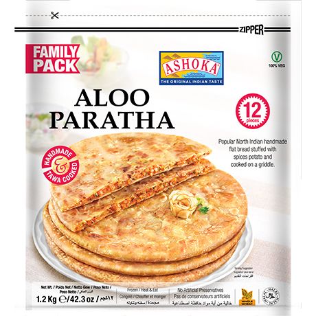 ASHOKA Aloo Paratha (Family Pack) (12 pieces) 1200 GR (Only Berlin Delivery)