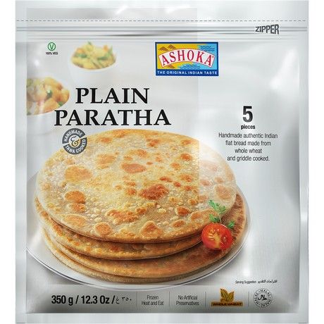 ASHOKA  Plain Paratha (5 pieces) 350GR (Only Berlin Delivery)