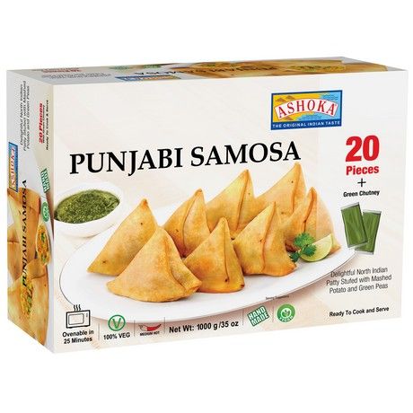 ASHOKA  Punjabi Samosa (20 pieces) 1KG (Only Berlin Delivery)