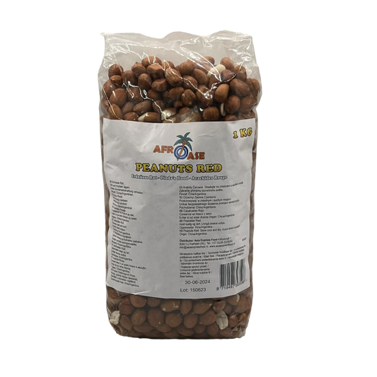Afroase red peanuts 1kg – premium raw groundnuts for groundnut soup and snacks