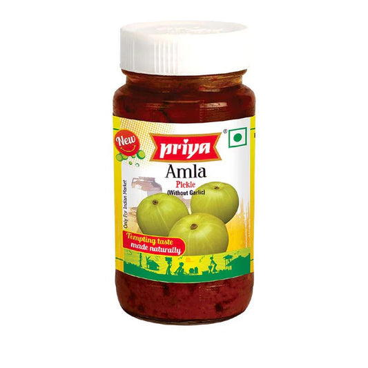 Priya Amla Pickle – Spicy & Tangy Indian Gooseberry Pickle, 300g