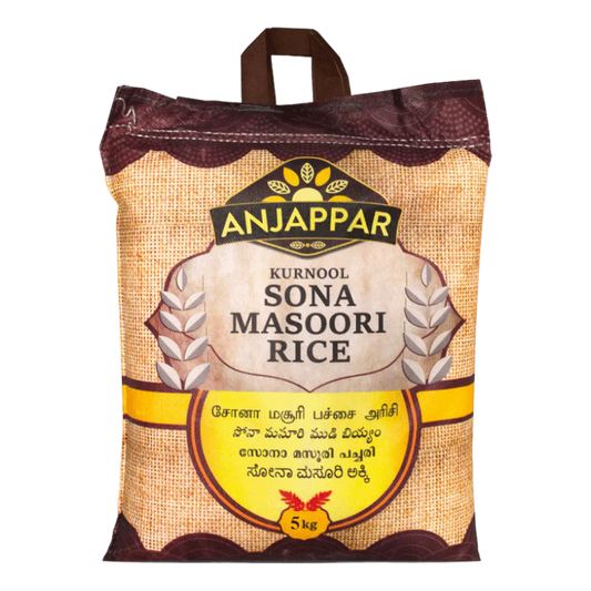 Anjappar - 5kg Kurnool Sona Masoori Rice