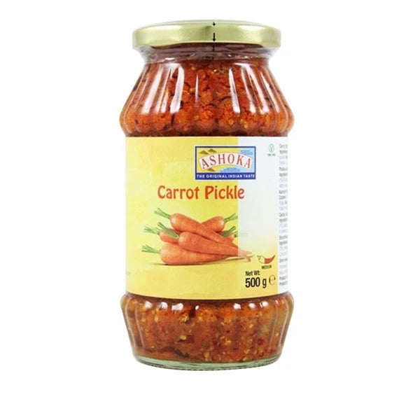 Ashoka Carrot Pickle – Spicy & Tangy Indian Pickle, 500g