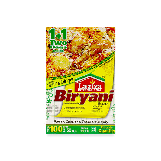 Laziza Biryani Masala With Garlic And Ginger 100g