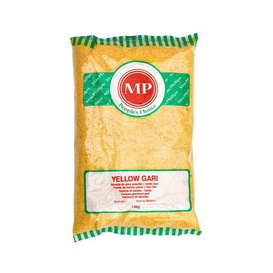 MP Gari Yellow 4kg pack – premium yellow cassava granules in sealed bag