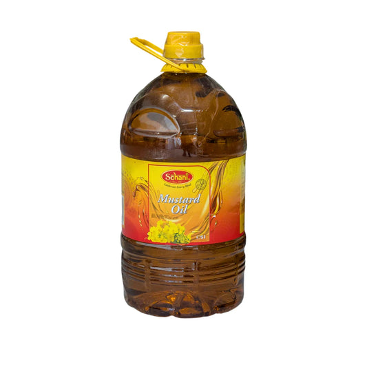 Schani Mustard Oil (Sarso Ka Tel) 5L – Pure & Natural Cooking Oil for Indian & Asian Cuisine