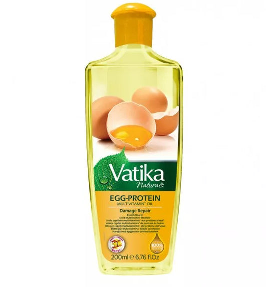 Vatika Egg Protein Hair Oil 200ml – Nourishing Oil for Strong & Healthy Hair
