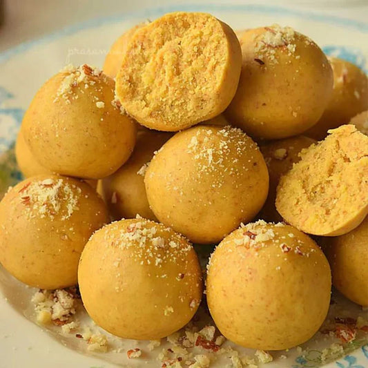 Mishti Sweets Besan Ladoo – Traditional Indian Sweet, 250g