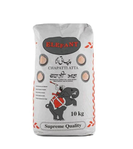 Elephant Chapatti Atta - 10kg -(Brown)