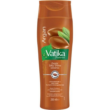 VATIKA  Silky Shine Argan Shampoo 200ml x 2 | Promotion |Best before: 02-03-2027