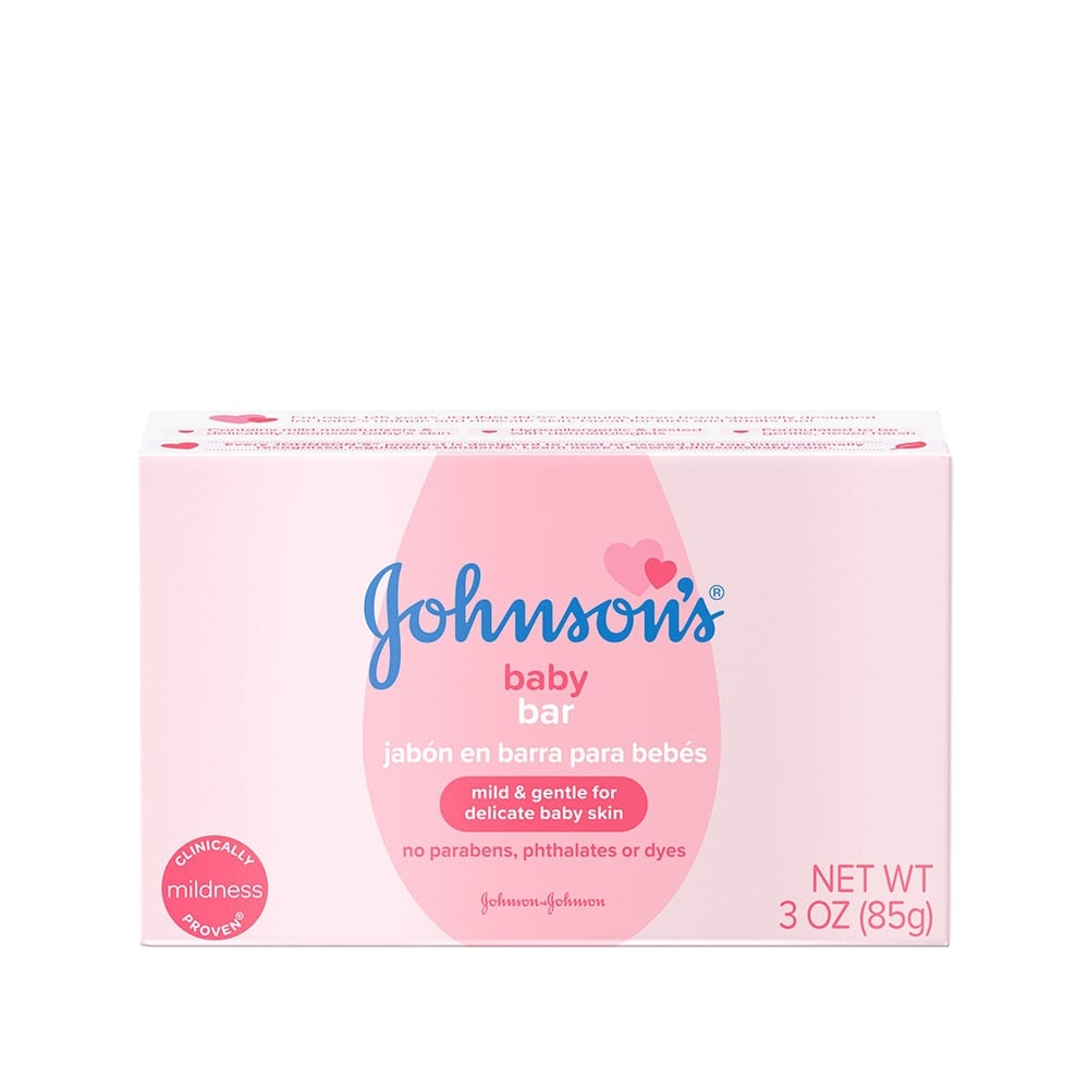 Johnson's Baby Baby Baby Soap Bar Gentle for Baby Bath and Skin Care, Hypoallergenic, 3 oz