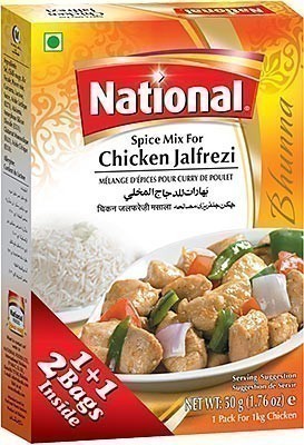 National Chicken Jalfrezi Masala 50gr Double Pack