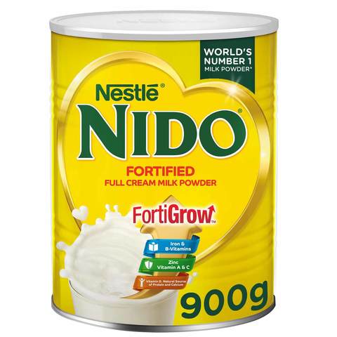 Nestle Nido Fortified Full Cream Milk Powder In Tin Can 900g